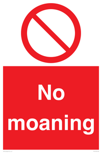 No Moaning